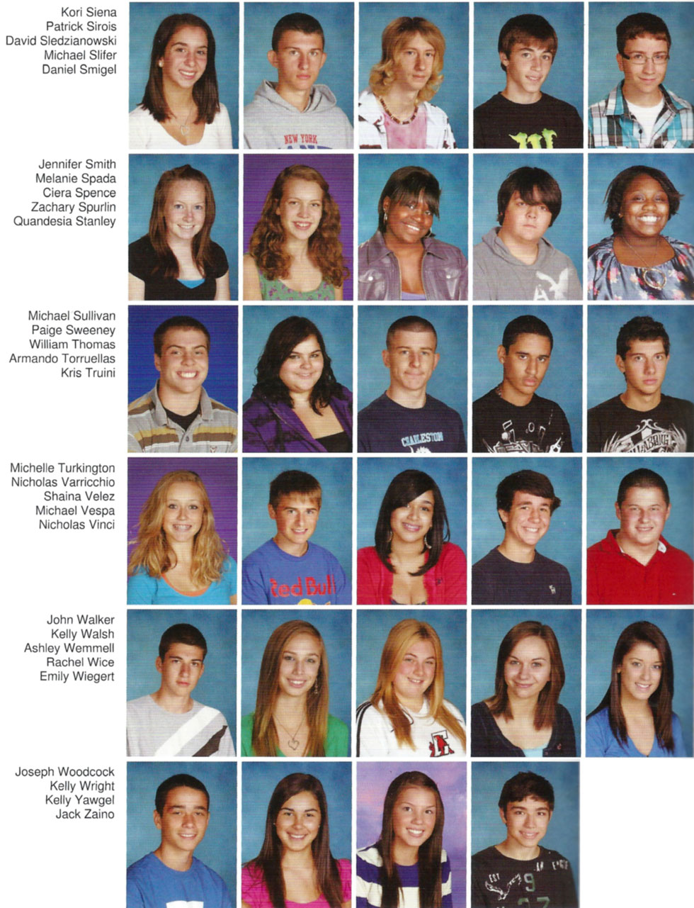 Cromwell High School Class of 2012 11th grade